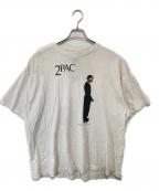 SAINT MICHAELセントマイケル）の古着「2PAC 2PC SS TEE　トゥパック ツーピーシー ショートスリーブ ティ　SM-HR8-0000-C15」｜ホワイト