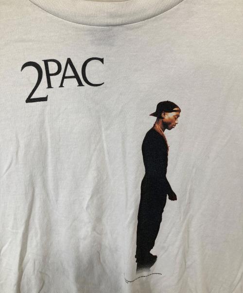 SAINT MICHAEL（セントマイケル）SAINT MICHAEL (セントマイケル) 2PAC 2PC SS TEE　トゥパック ツーピーシー ショートスリーブ ティ　SM-HR8-0000-C15 ホワイト サイズ:XLの古着・服飾アイテム