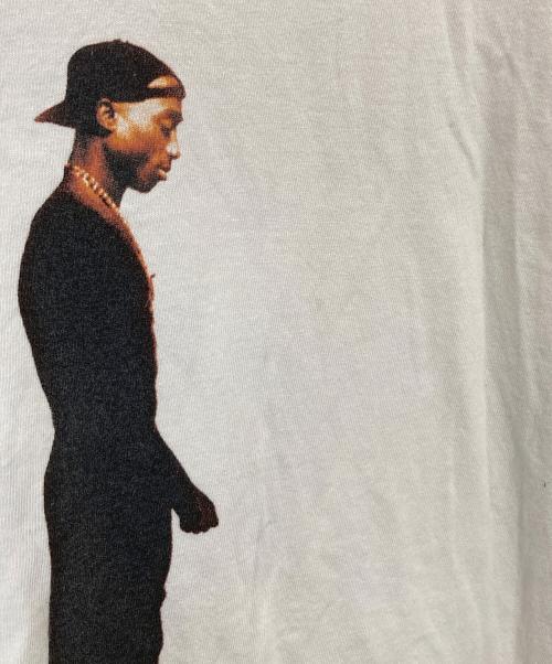 SAINT MICHAEL（セントマイケル）SAINT MICHAEL (セントマイケル) 2PAC 2PC SS TEE　トゥパック ツーピーシー ショートスリーブ ティ　SM-HR8-0000-C15 ホワイト サイズ:XLの古着・服飾アイテム