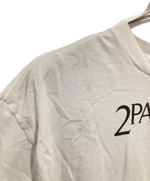 SAINT MICHAEL（セントマイケル）SAINT MICHAEL (セントマイケル) 2PAC 2PC SS TEE　トゥパック ツーピーシー ショートスリーブ ティ　SM-HR8-0000-C15 ホワイト サイズ:XLの古着・服飾アイテム