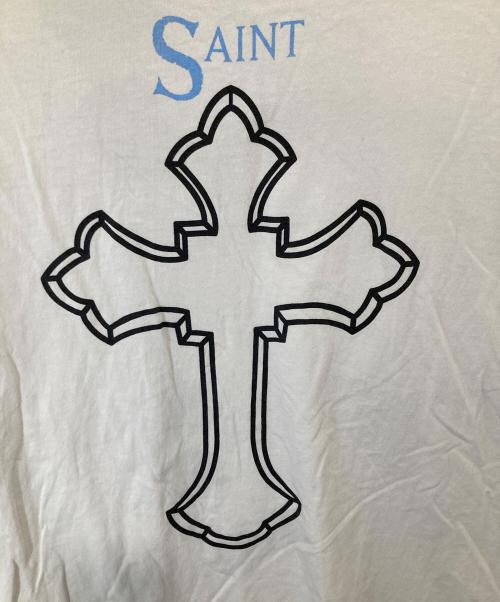 SAINT MICHAEL（セントマイケル）SAINT MICHAEL (セントマイケル) 2PAC 2PC SS TEE　トゥパック ツーピーシー ショートスリーブ ティ　SM-HR8-0000-C15 ホワイト サイズ:XLの古着・服飾アイテム
