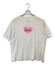 SAINT MICHAEL（セントマイケル）の古着「HEART SAINT SS TEE　ハート セント ショートスリーブ ティー　25SS　SM-HR1-0000-019」｜ホワイト