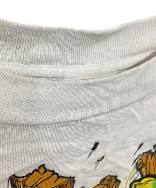 SAINT MICHAEL（セントマイケル）SAINT MICHAEL (セントマイケル) GRENMAN SS TEE　グレンマンエスエスティー　SM-HR1-0000-024 ホワイト サイズ:Lの古着・服飾アイテム