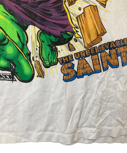 SAINT MICHAEL（セントマイケル）SAINT MICHAEL (セントマイケル) GRENMAN SS TEE　グレンマンエスエスティー　SM-HR1-0000-024 ホワイト サイズ:Lの古着・服飾アイテム