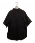 BLACK COMME des GARCONS (ブラックコムデギャルソン) AD2022　サテンS/Sシャツ　1K-B016 ブラック サイズ:XL：8000円