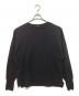 COMOLI（コモリ）の古着「ウール和紙コモリニット　WOOL×JAPANESE PAPER KNIT B01-06004」｜ブラック