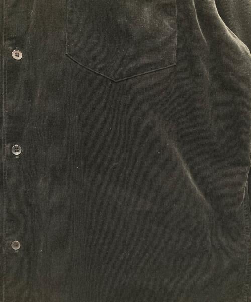 COMOLI（コモリ）COMOLI (コモリ) カシミヤ混コーデュロイコモリシャツ　Corduroy shirts　A03-02004 ブラック サイズ:4の古着・服飾アイテム