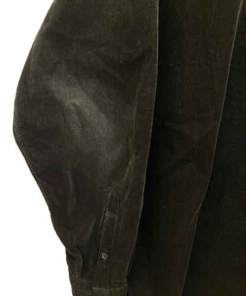 COMOLI（コモリ）COMOLI (コモリ) カシミヤ混コーデュロイコモリシャツ　Corduroy shirts　A03-02004 ブラック サイズ:4の古着・服飾アイテム