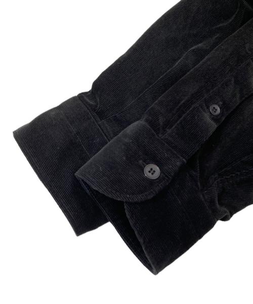 COMOLI（コモリ）COMOLI (コモリ) カシミヤ混コーデュロイコモリシャツ　Corduroy shirts　A03-02004 ブラック サイズ:4の古着・服飾アイテム