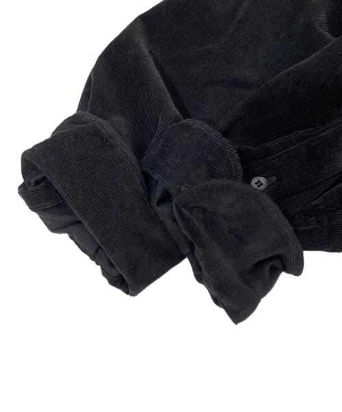 COMOLI（コモリ）COMOLI (コモリ) カシミヤ混コーデュロイコモリシャツ　Corduroy shirts　A03-02004 ブラック サイズ:4の古着・服飾アイテム