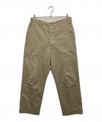 COMOLIコモリ）の古着「25SS KHAKI チノパンツ B01-03021」｜ベージュ
