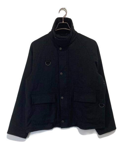 Barbour（バブアー）Barbour (バブアー) SPEY ウールブルゾン　WOOL BLOUSON JACKET　2002268 ブラック サイズ:40の古着・服飾アイテム