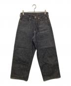 SUGARHILLシュガーヒル）の古着「MODERN WIDE DENIM TROUSERS(モダンワイドデニムトラウザー) 24AW MODERN002」｜インディゴ