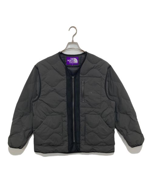 THE NORTHFACE PURPLELABEL（ザ・ノースフェイス パープルレーベル）THE NORTHFACE PURPLELABEL (ザ・ノースフェイス パープルレーベル) Field Down Cardigan(フィールドダウンカーディガン) ND2153N グレー サイズ:Mの古着・服飾アイテム