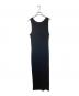 MAISON KITSUNE (メゾンキツネ) ベビーフォックス リブタンクドレス　MW01602KJ0125 ブラック サイズ:S：14000円