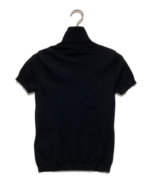 VALENTINO（ヴァレンティノ）VALENTINO (ヴァレンティノ) ノースリーブニット ブラック サイズ:Sの古着・服飾アイテム