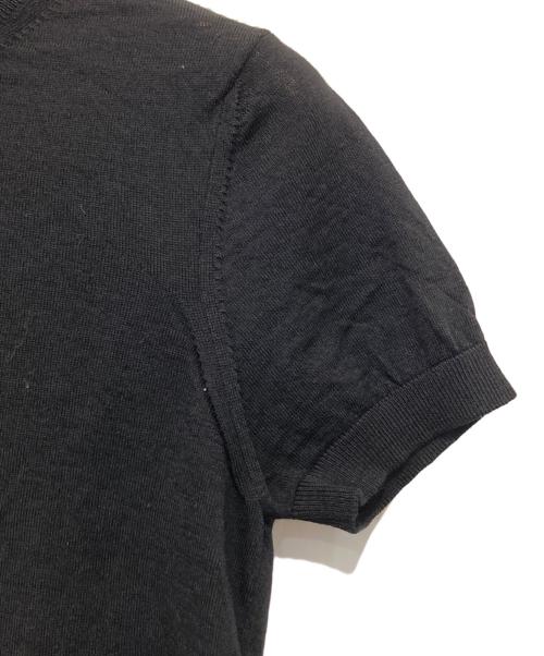 VALENTINO（ヴァレンティノ）VALENTINO (ヴァレンティノ) ノースリーブニット ブラック サイズ:Sの古着・服飾アイテム