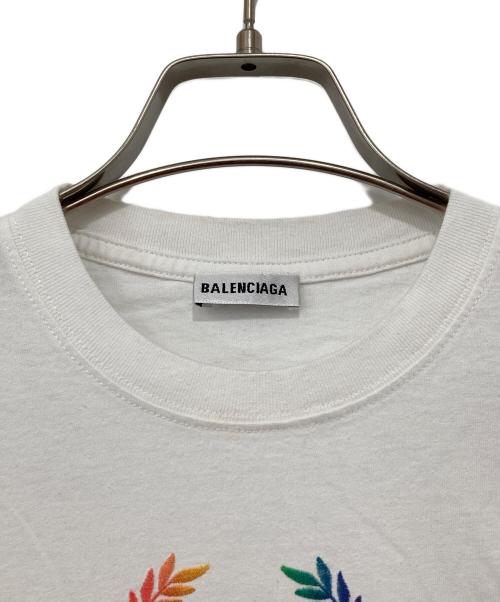 BALENCIAGA（バレンシアガ）BALENCIAGA (バレンシアガ) プリントTシャツ ホワイト サイズ:XSの古着・服飾アイテム