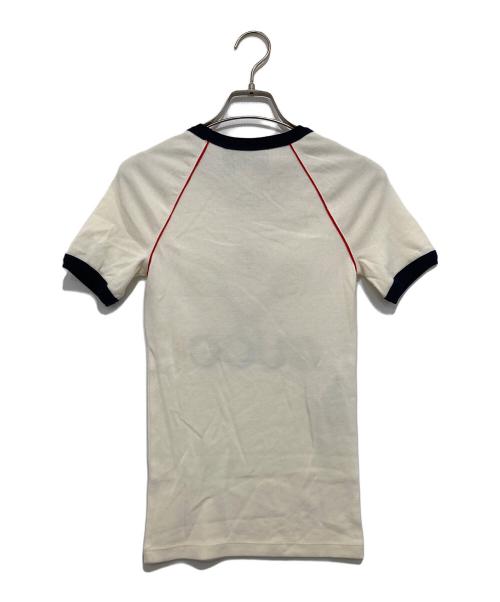GUCCI（グッチ）GUCCI (グッチ) テニス コットンジャージーTシャツ ホワイト サイズ:XSの古着・服飾アイテム