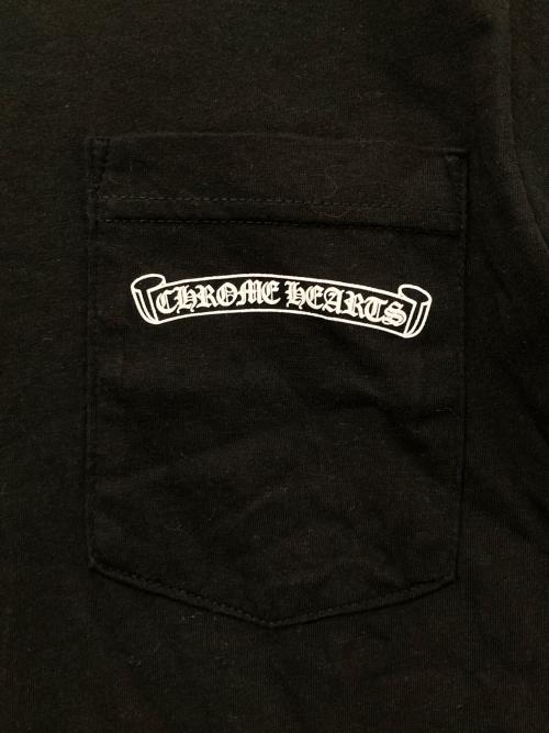 CHROME HEARTS（クロムハーツ）CHROME HEARTS (クロムハーツ) CHプラスクロスプリントポケットT ブラック サイズ:XSの古着・服飾アイテム