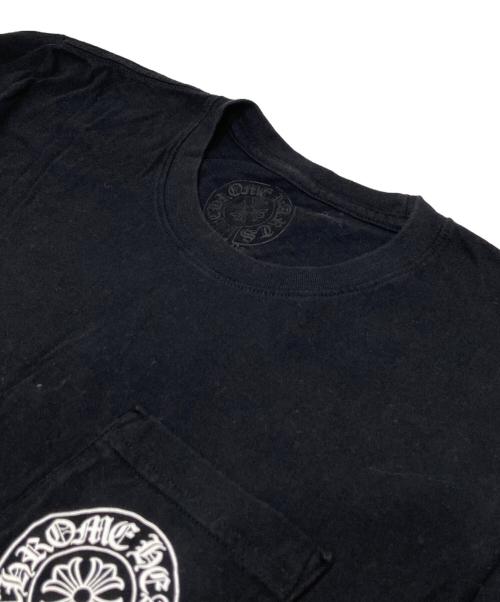 CHROME HEARTS（クロムハーツ）CHROME HEARTS (クロムハーツ) Horseshoe Pocket T-Shirt ホースシューポケットTシャツ 2212-304-0050 ブラック サイズ:Mの古着・服飾アイテム