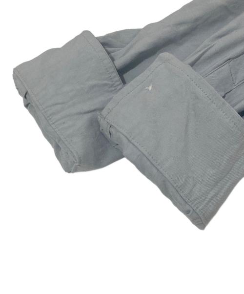 MUSE de Deuxieme Classe（ミューズ ドゥーズィエム クラス）MUSE de Deuxieme Classe (ミューズ ドゥーズィエム クラス) STRETCH TWILL CACHE ストレッチツイルキャッシュシャツ スカイブルー サイズ:Fの古着・服飾アイテム