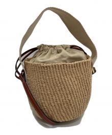 Chloe（クロエ）の古着「Woodyスモールバスケット 03-21-68-65」｜ベージュ