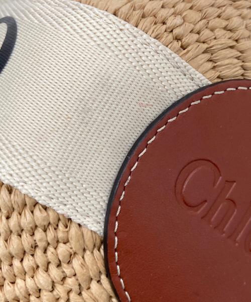 Chloe（クロエ）Chloe (クロエ) Woodyスモールバスケット 03-21-68-65 ベージュの古着・服飾アイテム