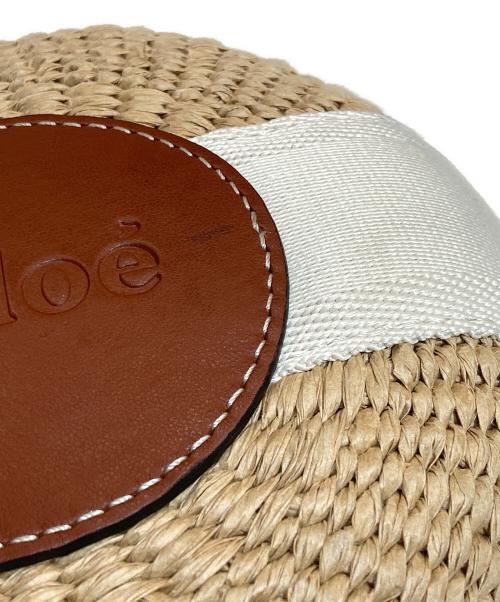 Chloe（クロエ）Chloe (クロエ) Woodyスモールバスケット 03-21-68-65 ベージュの古着・服飾アイテム
