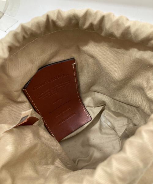 Chloe（クロエ）Chloe (クロエ) Woodyスモールバスケット 03-21-68-65 ベージュの古着・服飾アイテム