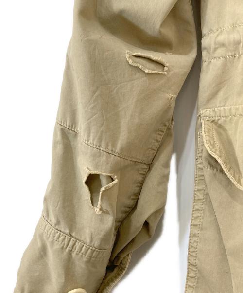 RRL（ダブルアールエル）RRL (ダブルアールエル) ユーティリティジャケット　JR-PM-HA-6012 ベージュ サイズ:Lの古着・服飾アイテム