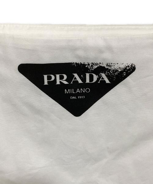 PRADA（プラダ）PRADA (プラダ) フロントプリントノースリーブカットソー ホワイト サイズ:Sの古着・服飾アイテム