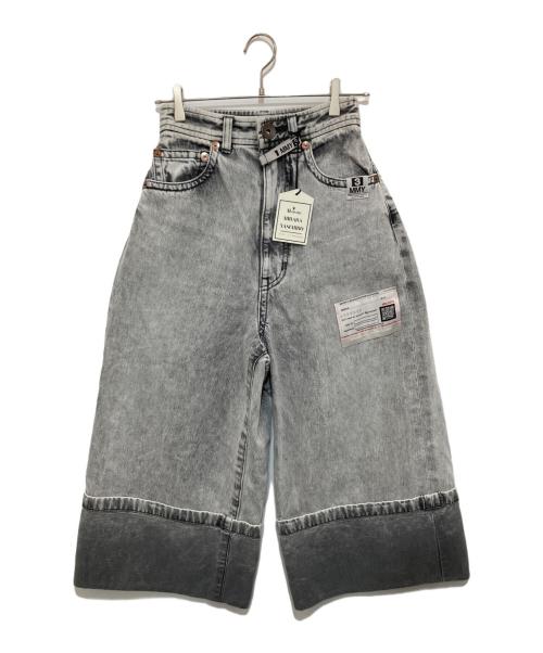 Maison MIHARA YASUHIRO（メゾン ミハラ ヤスヒロ）Maison MIHARA YASUHIRO (メゾン ミハラ ヤスヒロ) Denim Roll-Up Pants(ロールアップパンツ) 	B12PT042 グレー サイズ:38の古着・服飾アイテム