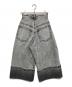 Maison MIHARA YASUHIRO (メゾン ミハラ ヤスヒロ) Denim Roll-Up Pants(ロールアップパンツ) 	B12PT042 グレー サイズ:38：23000円