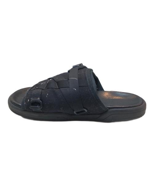 VISVIM（ビズビム）VISVIM (ビズビム) ペイント加工 ストラップサンダル ブラック サイズ:XLの古着・服飾アイテム