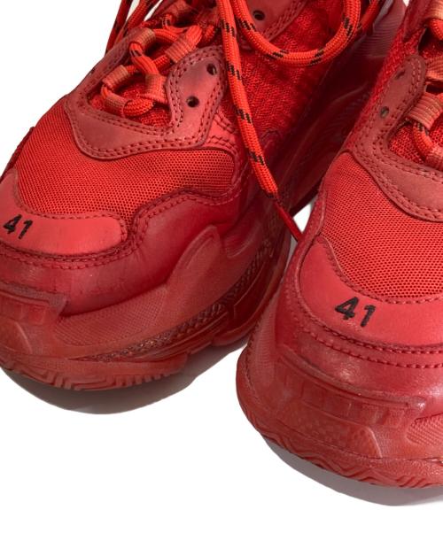 BALENCIAGA（バレンシアガ）BALENCIAGA (バレンシアガ) Triple S レッド サイズ:41の古着・服飾アイテム