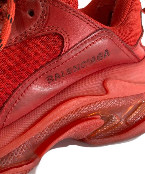 BALENCIAGA（バレンシアガ）BALENCIAGA (バレンシアガ) Triple S レッド サイズ:41の古着・服飾アイテム