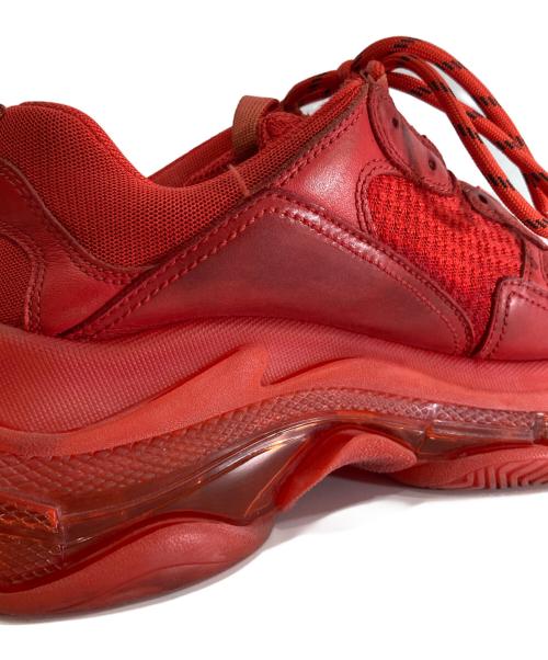 BALENCIAGA（バレンシアガ）BALENCIAGA (バレンシアガ) Triple S レッド サイズ:41の古着・服飾アイテム