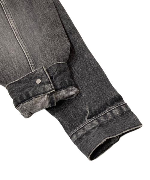 BALENCIAGA（バレンシアガ）BALENCIAGA (バレンシアガ) アシンメトリ―デザインデニムジャケット　492138 グレー サイズ:SIZE34の古着・服飾アイテム