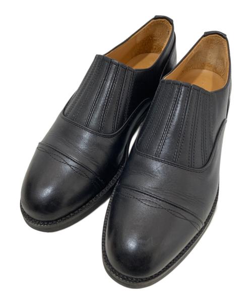 HENDER SCHEME（エンダースキーマ）Hender Scheme (エンダースキーマ) front gore　フロントゴアレザーシューズ ブラック サイズ:3の古着・服飾アイテム