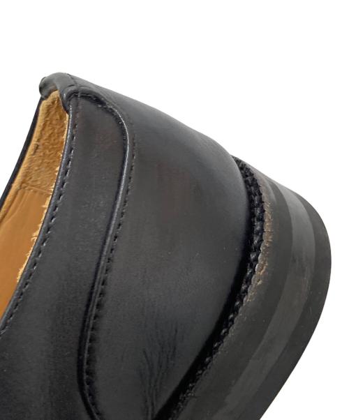 HENDER SCHEME（エンダースキーマ）Hender Scheme (エンダースキーマ) front gore　フロントゴアレザーシューズ ブラック サイズ:3の古着・服飾アイテム