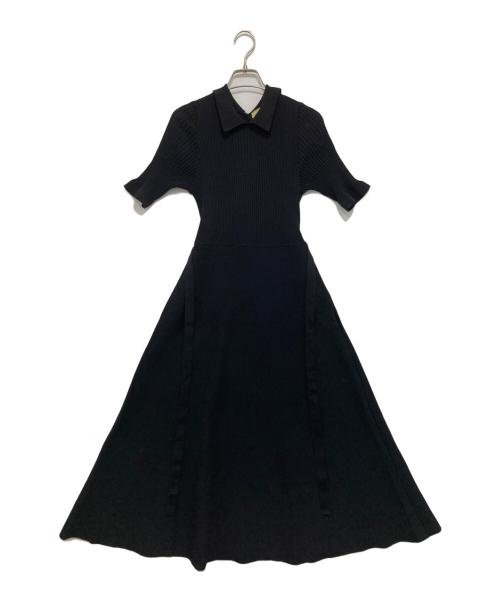 UNITED ARROWS（ユナイテッドアローズ）UNITED ARROWS (ユナイテッドアローズ) コンビ フレア ワンピース 1526-136-3887 ネイビー サイズ:-の古着・服飾アイテム
