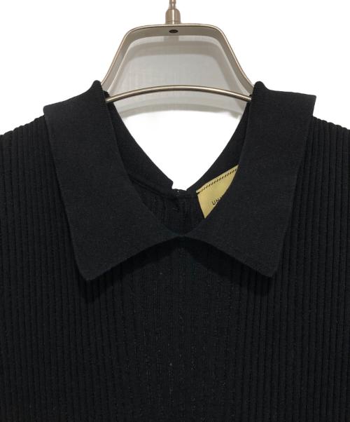 UNITED ARROWS（ユナイテッドアローズ）UNITED ARROWS (ユナイテッドアローズ) コンビ フレア ワンピース 1526-136-3887 ネイビー サイズ:-の古着・服飾アイテム