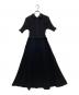 UNITED ARROWS (ユナイテッドアローズ) コンビ フレア ワンピース 1526-136-3887 ネイビー サイズ:-：10000円