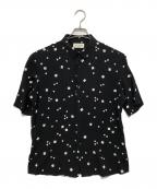 Saint Laurent Parisサンローランパリ）の古着「VISCOSE CAMPUS SS SHIRTS」｜ブラック