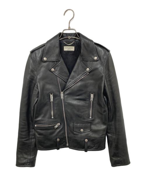 Saint Laurent Paris（サンローランパリ）Saint Laurent Paris (サンローランパリ) L01 クラシックモーターサイクルライダースレザージャケット　Leather riders jacket 361841 ブラック サイズ:44の古着・服飾アイテム