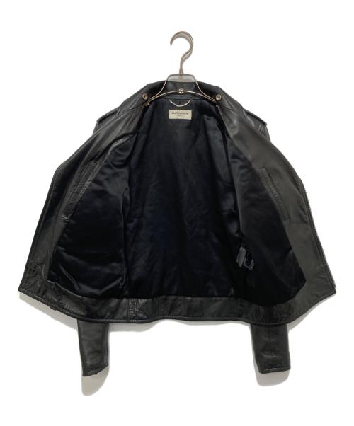 Saint Laurent Paris（サンローランパリ）Saint Laurent Paris (サンローランパリ) L01 クラシックモーターサイクルライダースレザージャケット　Leather riders jacket 361841 ブラック サイズ:44の古着・服飾アイテム