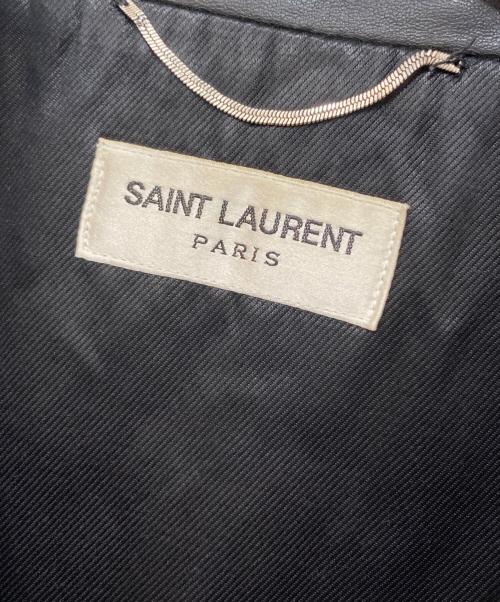 Saint Laurent Paris（サンローランパリ）Saint Laurent Paris (サンローランパリ) L01 クラシックモーターサイクルライダースレザージャケット　Leather riders jacket 361841 ブラック サイズ:44の古着・服飾アイテム