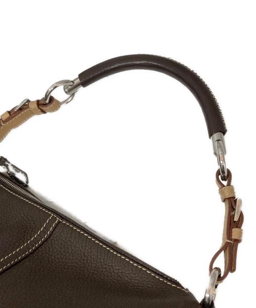 PRADA（プラダ）PRADA (プラダ) NAPPA HANDLE ワンショルダーバッグ BR1847 ブラウン サイズ:　の古着・服飾アイテム