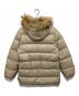MONCLER (モンクレール) TISSU MATERIAL STOFF TESSUTO　フーデッドダウンコート　314-02-1250 ベージュ：20000円